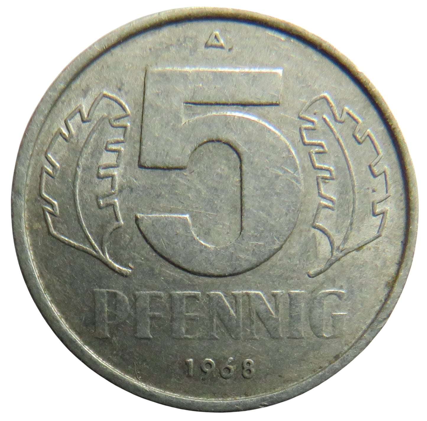 1968-A Germany 5 Pfennig Coin