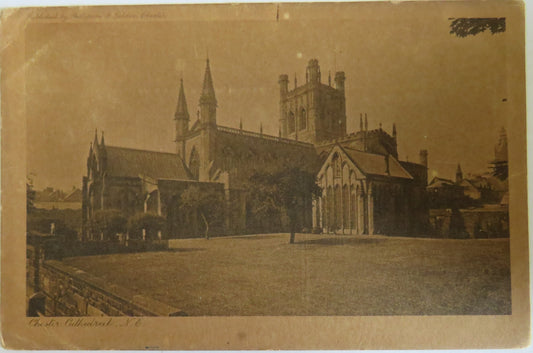 Vintage Postcard of Chester Cathedral