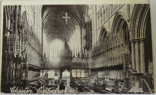 Vintage Postcard of Chester Cathedral