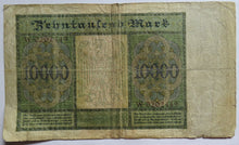 Load image into Gallery viewer, 1922 Germany 10000 Marks Banknote
