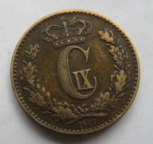 Load image into Gallery viewer, 1867 Denmark One Skilling Rigsmont Coin
