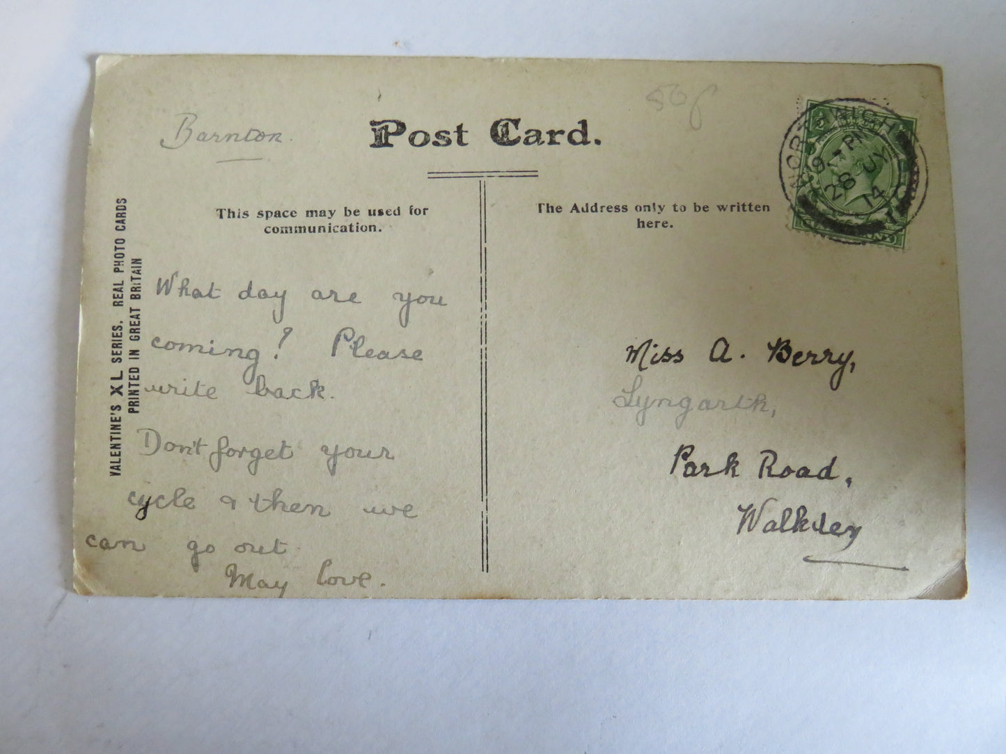 Vintage Postcard of Chester Cathedral 1914