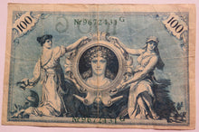 Load image into Gallery viewer, 1908 Germany 100 Marks Banknote
