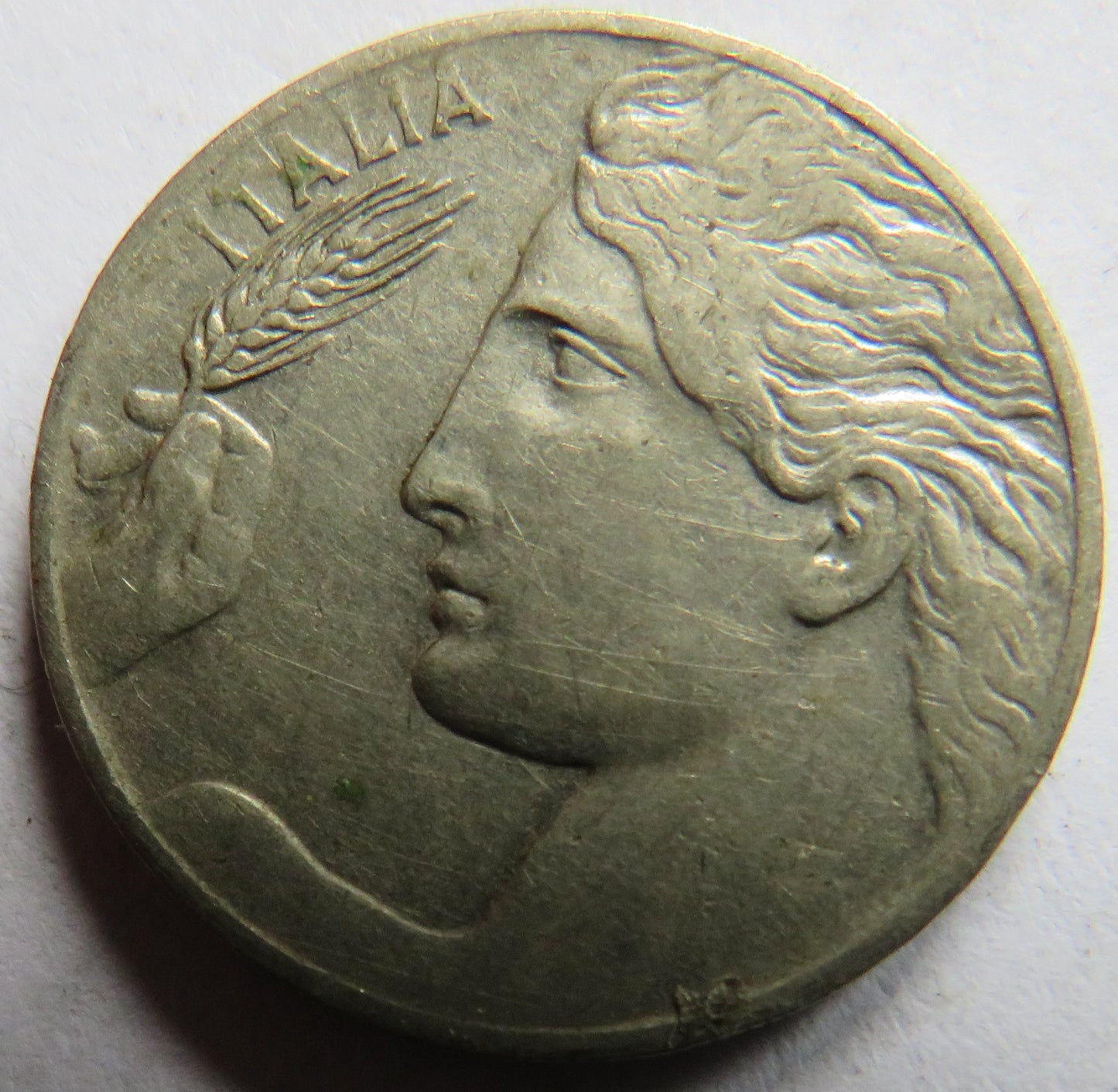 1911 Italy 20 Centesimi Coin