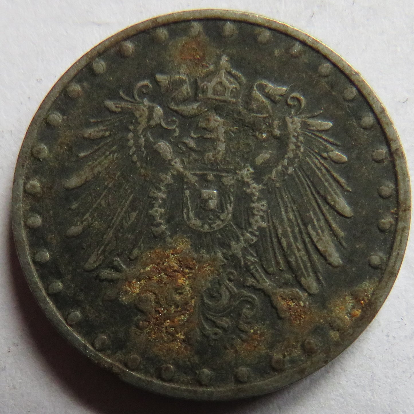 1916 Germany 10 Pfennig Coin