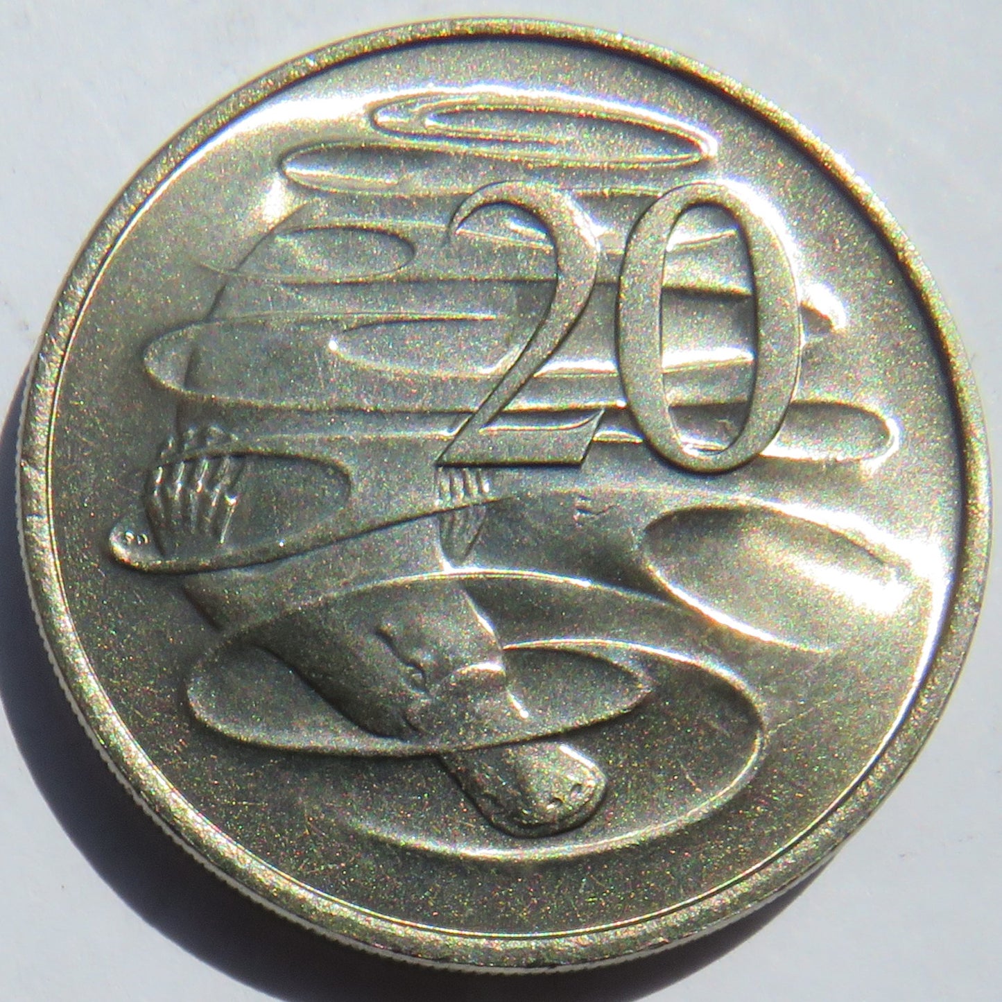 1981 Queen Elizabeth II Australia 20 Cents Coin In High Grade