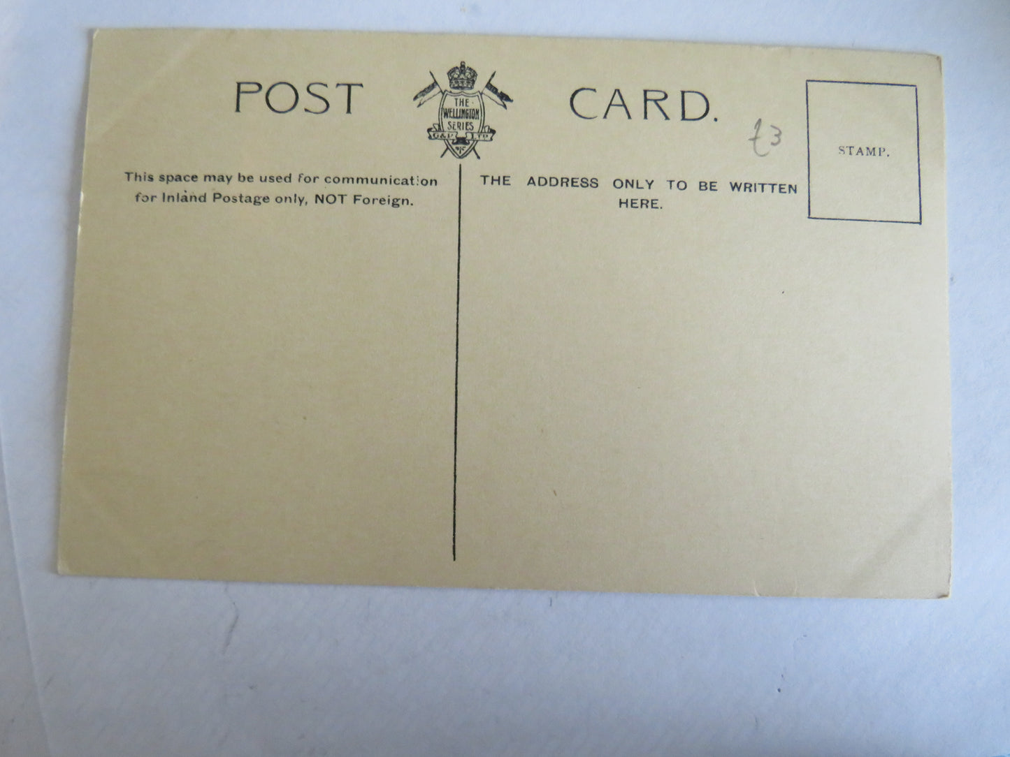 Vintage Warship Postcard of The H.M.S. "Empress of India"