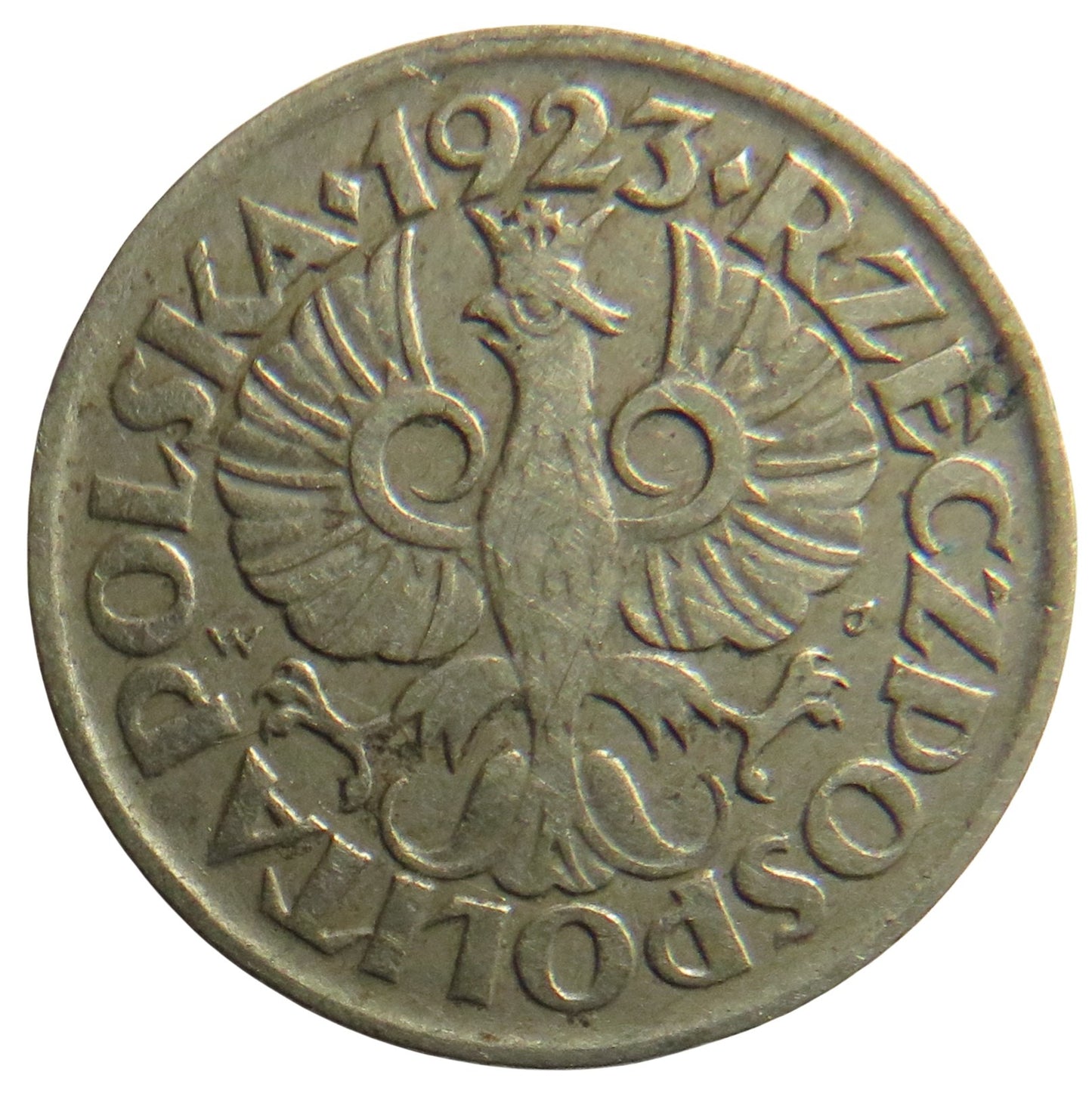 1923 Poland 10 Groszy Coin