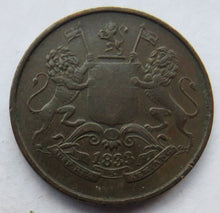 Load image into Gallery viewer, 1833 India-British Bombay Presidency 1/4 Quarter Anna Coin
