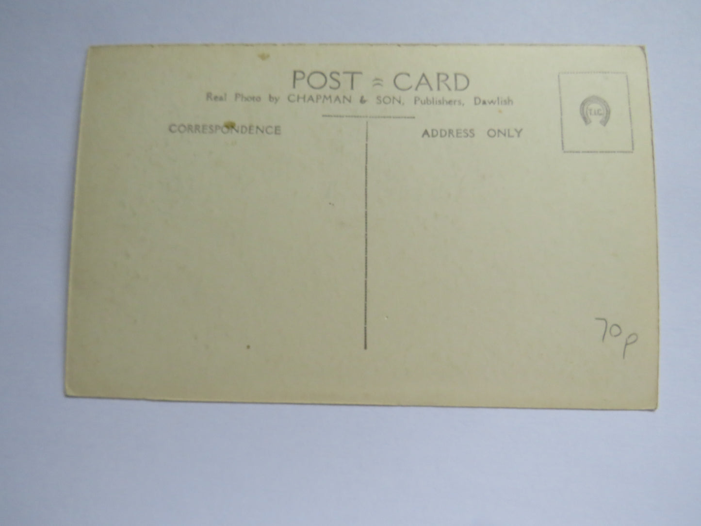 Vintage Postcard of "Tablet in the Church, Windecombe-in-the-Moor"