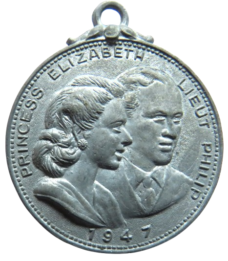 1947 Princess Elizabeth & Lieut Philip Happy Union Commemorative Medal