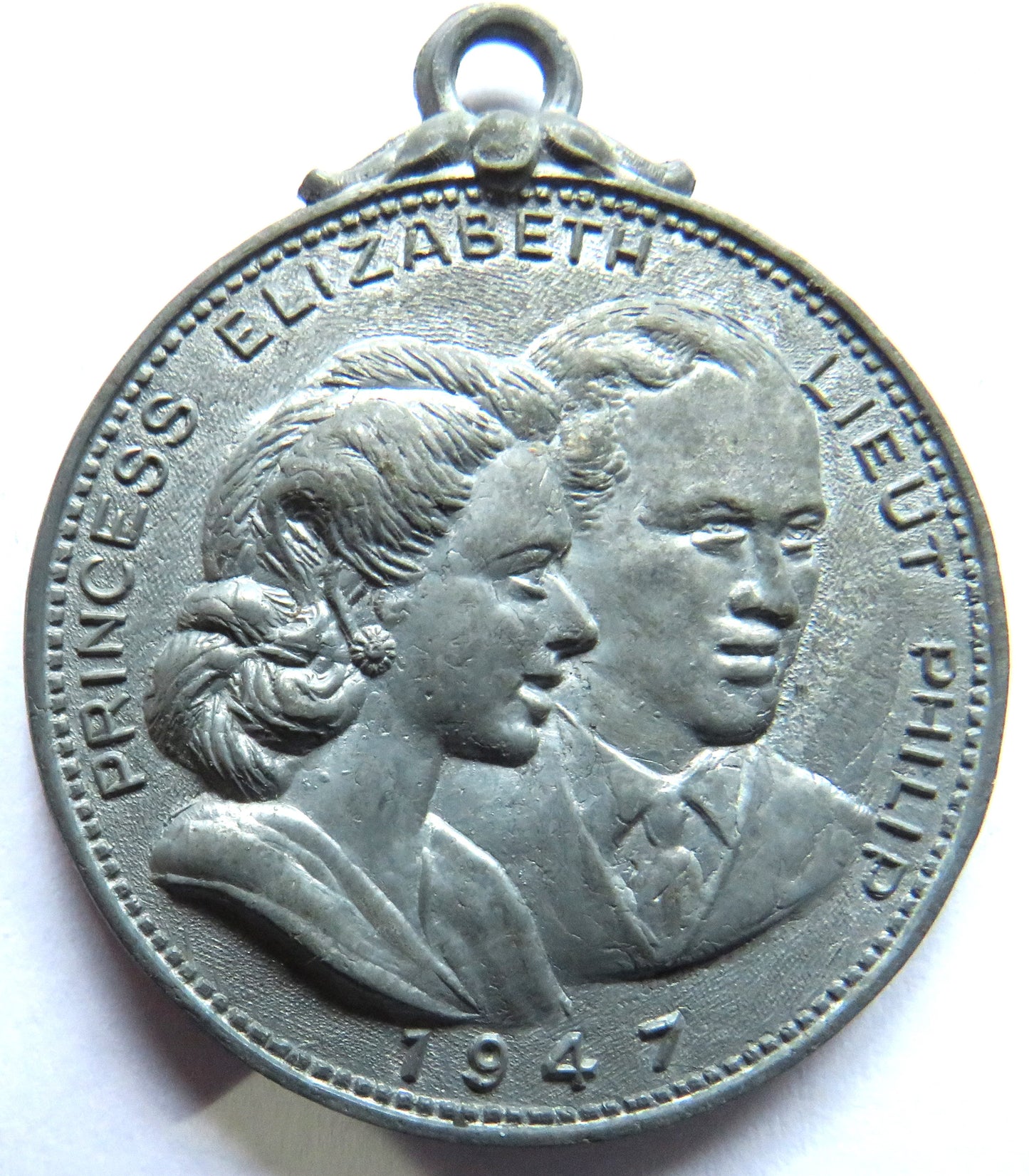 1947 Princess Elizabeth & Lieut Philip Happy Union Commemorative Medal