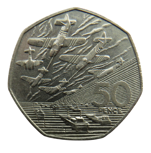 1994 Great Britain 50p Fifty Pence Coin - D-Day Landing