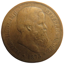 Load image into Gallery viewer, 1873 Brazil 40 Reis Coin
