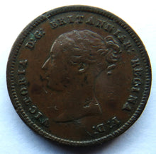 Load image into Gallery viewer, 1844 Queen Victoria Half Farthing Coin Great Britain
