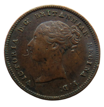 Load image into Gallery viewer, 1844 Queen Victoria Half Farthing Coin Great Britain
