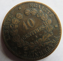 Load image into Gallery viewer, 1871-A France 10 Centimes Coin
