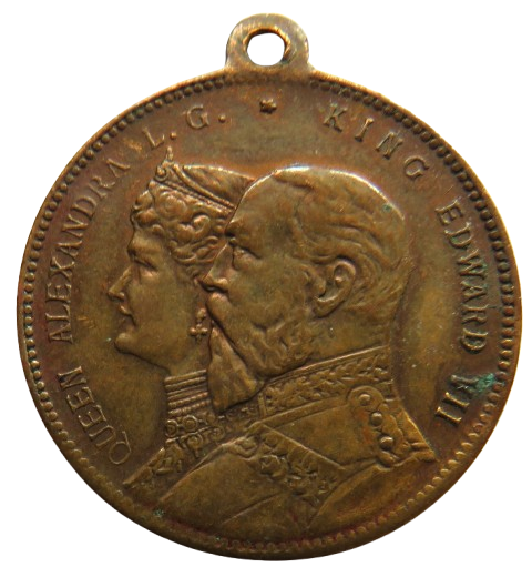 Queen Alexandra & King Edward VII Royal Visit Commemorative Medal