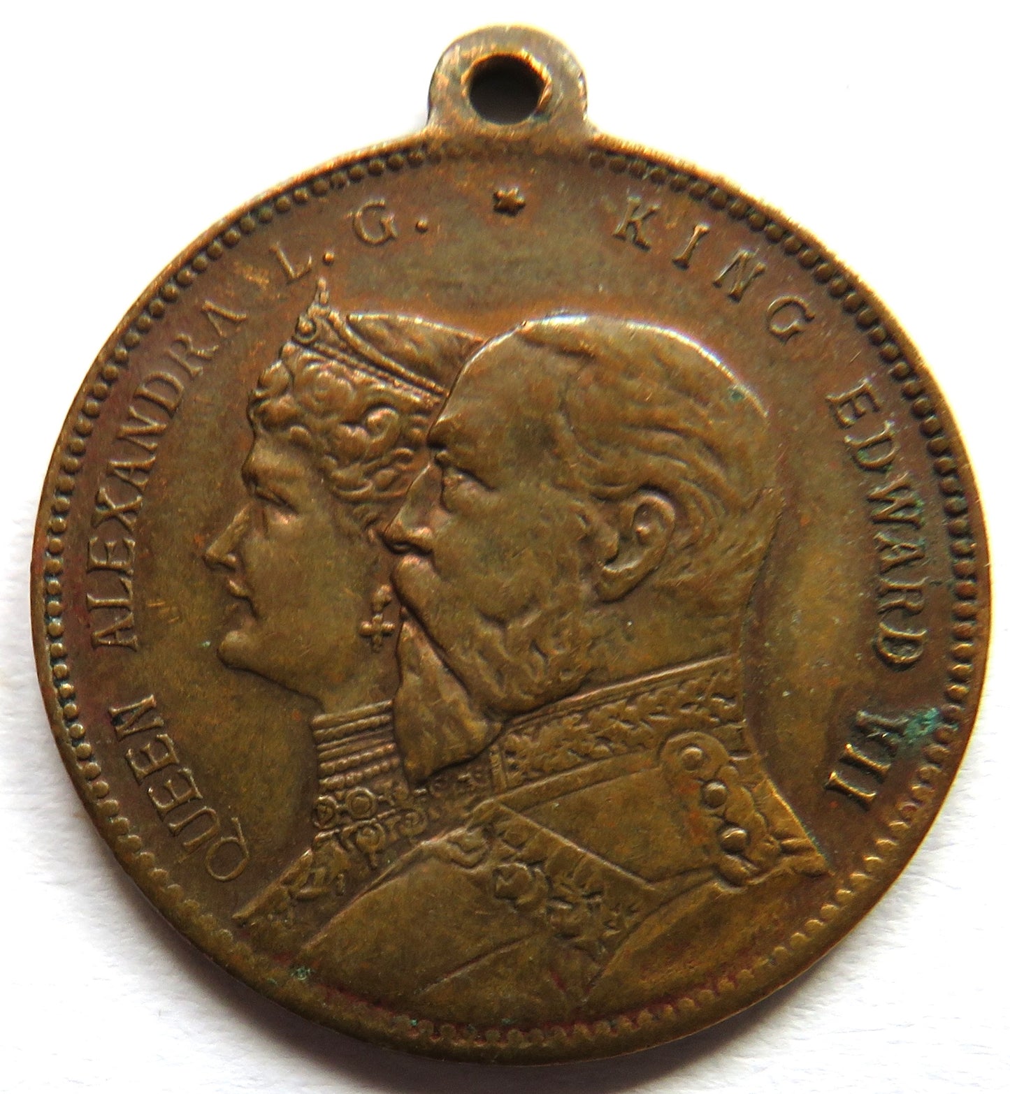 Queen Alexandra & King Edward VII Royal Visit Commemorative Medal