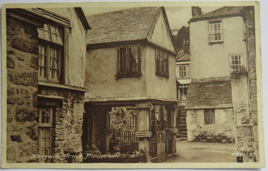 Vintage Postcard of Keigwin Arms, Mousehole