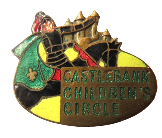 Castlebank Children's Circle Vintage Enamel Badge