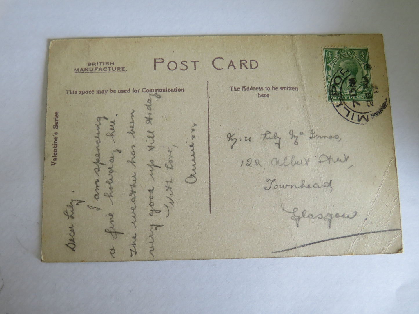 Vintage Postcard Of Kames Bay, Millport