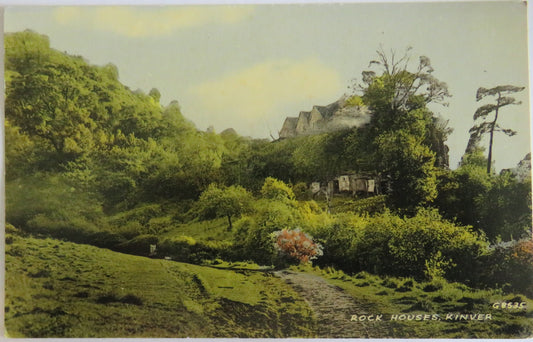 Vintage Postcard Of Rock Houses, Kinver