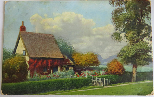 Vintage Postcard Of Beauty Spots of England, Shottery Stratford