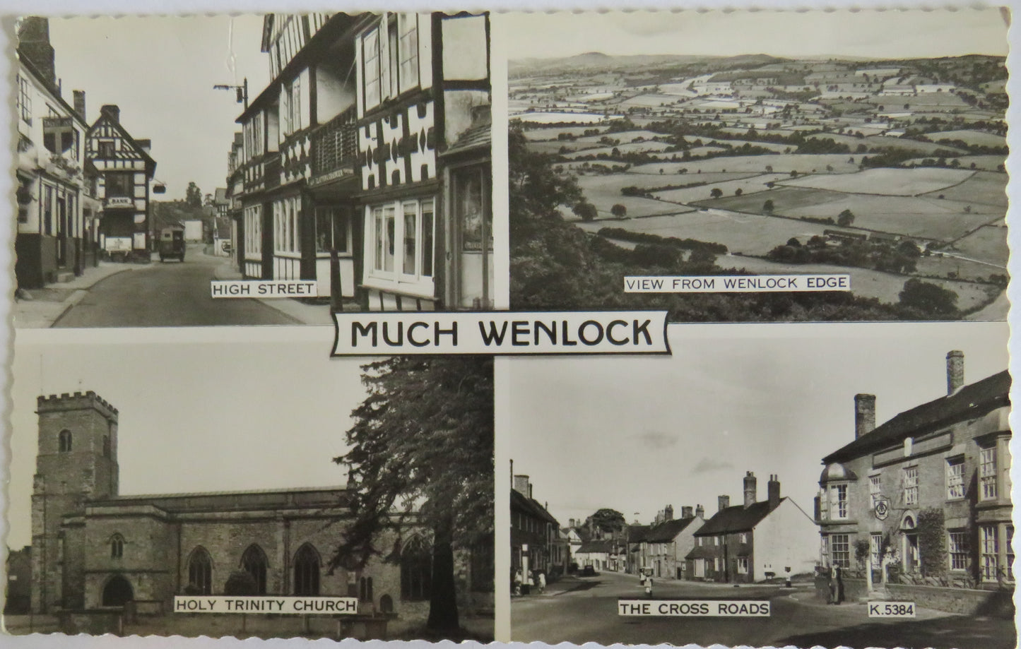 Vintage Postcard Of Much Wenlock