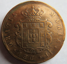 Load image into Gallery viewer, 1847 Portugal 20 Reis Coin
