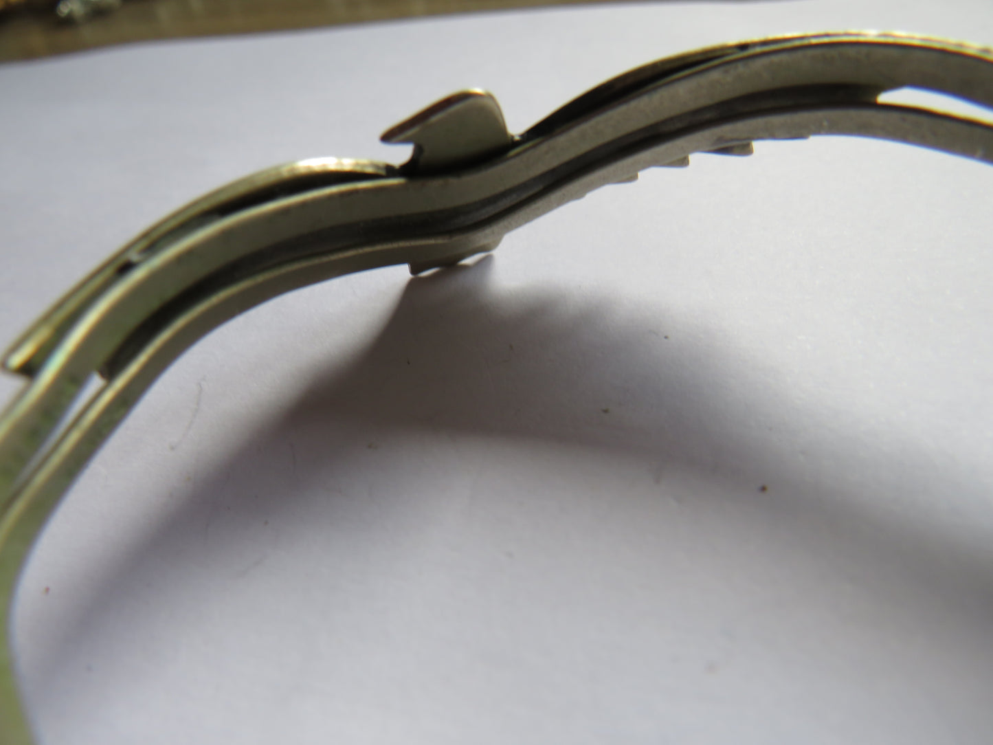 Vintage Ladies Alpaca Mexico Eagle Bangle