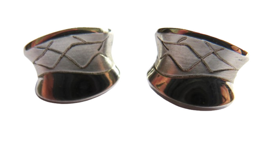 Stylish Pair of Ladies Sterling Silver Earrings By Breuning Nice Quality
