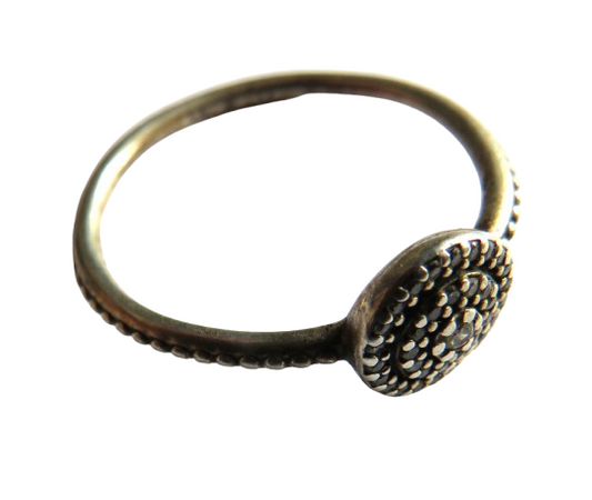 Stylish Ladies Sterling Silver Ring By Pandora - UK Size O