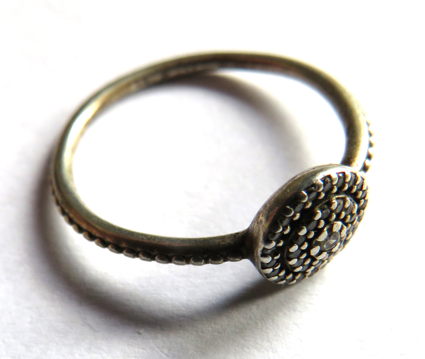 Stylish Ladies Sterling Silver Ring By Pandora - UK Size O