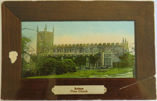 Vintage Postcard of Bolton Dean Church