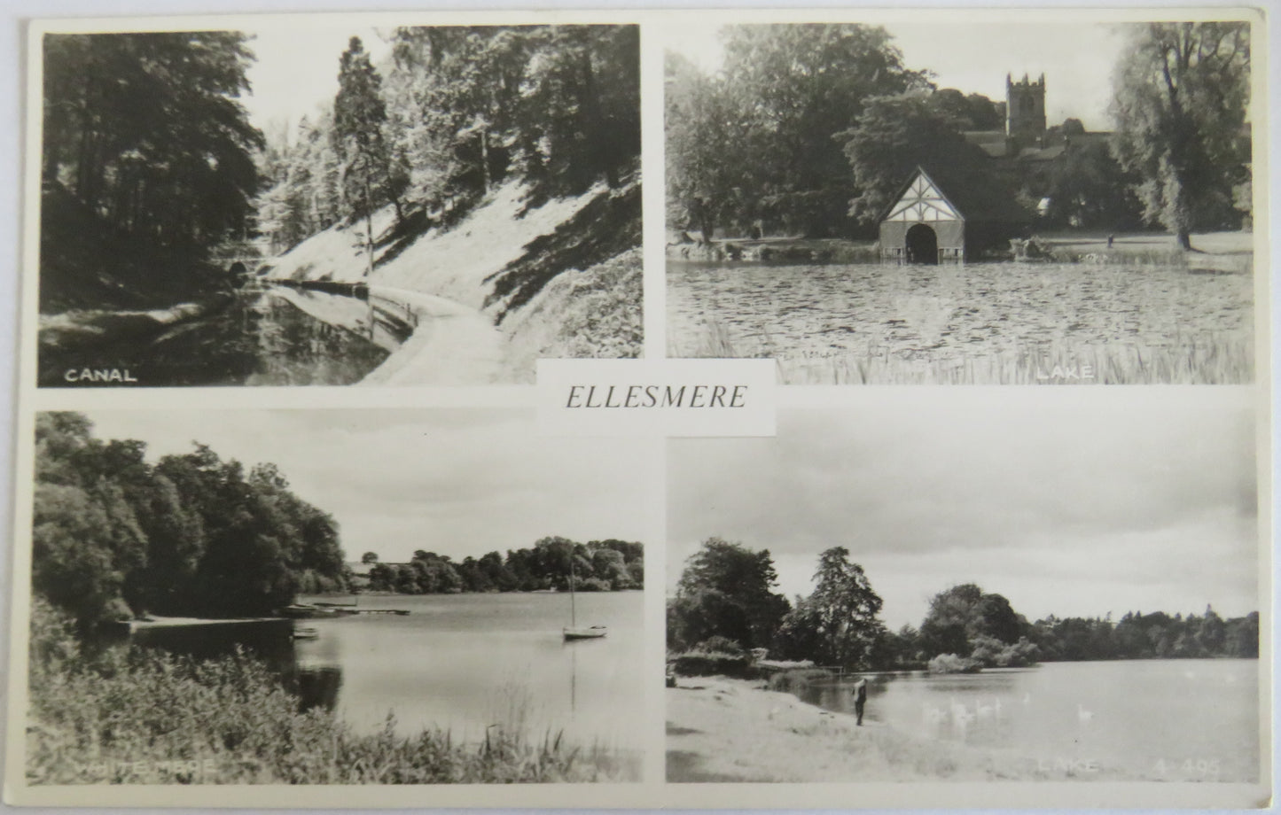 Vintage Postcard of Ellesmere
