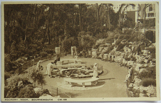 Vintage Postcard of Rockery Nook, Bournemouth