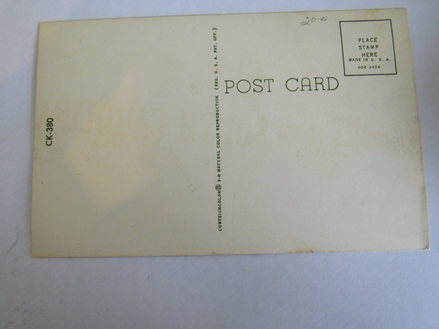 Vintage Postcard Of Greetings From South Carolina