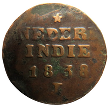 Load image into Gallery viewer, 1836-J Netherlands East Indies Sumatra Island 2 Cents Coin
