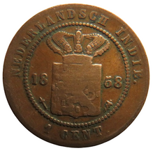 Load image into Gallery viewer, 1858 Netherlands East Indies One Cent Coin
