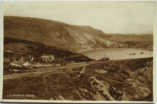 Vintage Postcard of Lulworth Cove, 1939