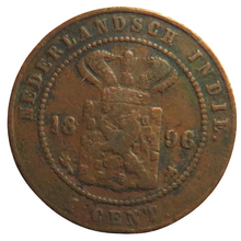 Load image into Gallery viewer, 1896 Netherlands East Indies One Cent Coin
