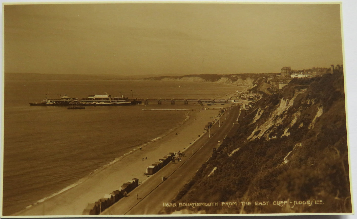 Vintage Postcard of Bournemouth From the East Cliff