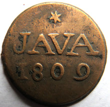 Load image into Gallery viewer, 1809 Netherlands East Indies Java 1 Cent / Duit Coin
