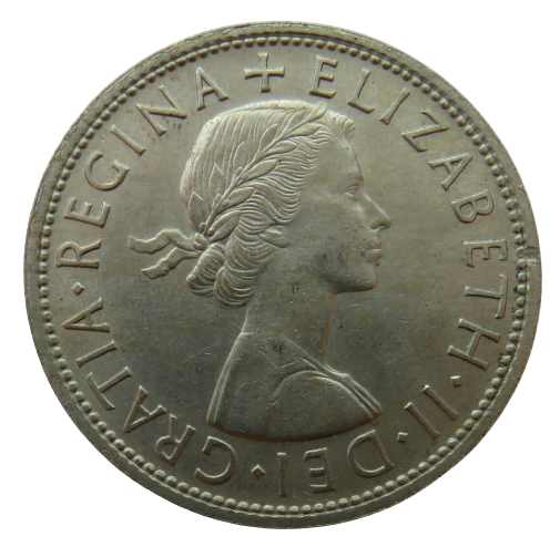 1962 Queen Elizabeth II Halfcrown Coin - Great Britain