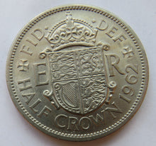 Load image into Gallery viewer, 1962 Queen Elizabeth II Halfcrown Coin - Great Britain
