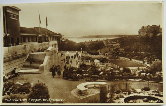 Vintage Postcard of the Pavilion Rockery, Bournemouth