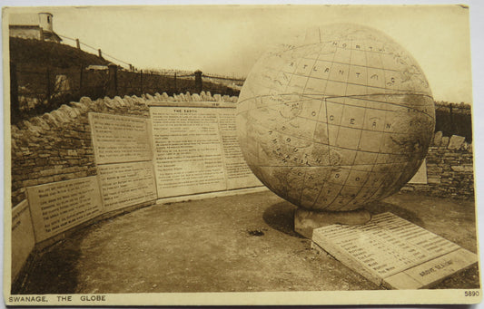 Vintage Postcard of Swanage, The Globe