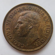 Load image into Gallery viewer, 1952 King George VI Halfpenny Coin - Great Britain
