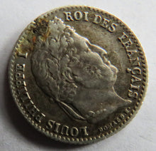 Load image into Gallery viewer, 1836-B Louis-Philippe France Silver 1/4 Franc Coin
